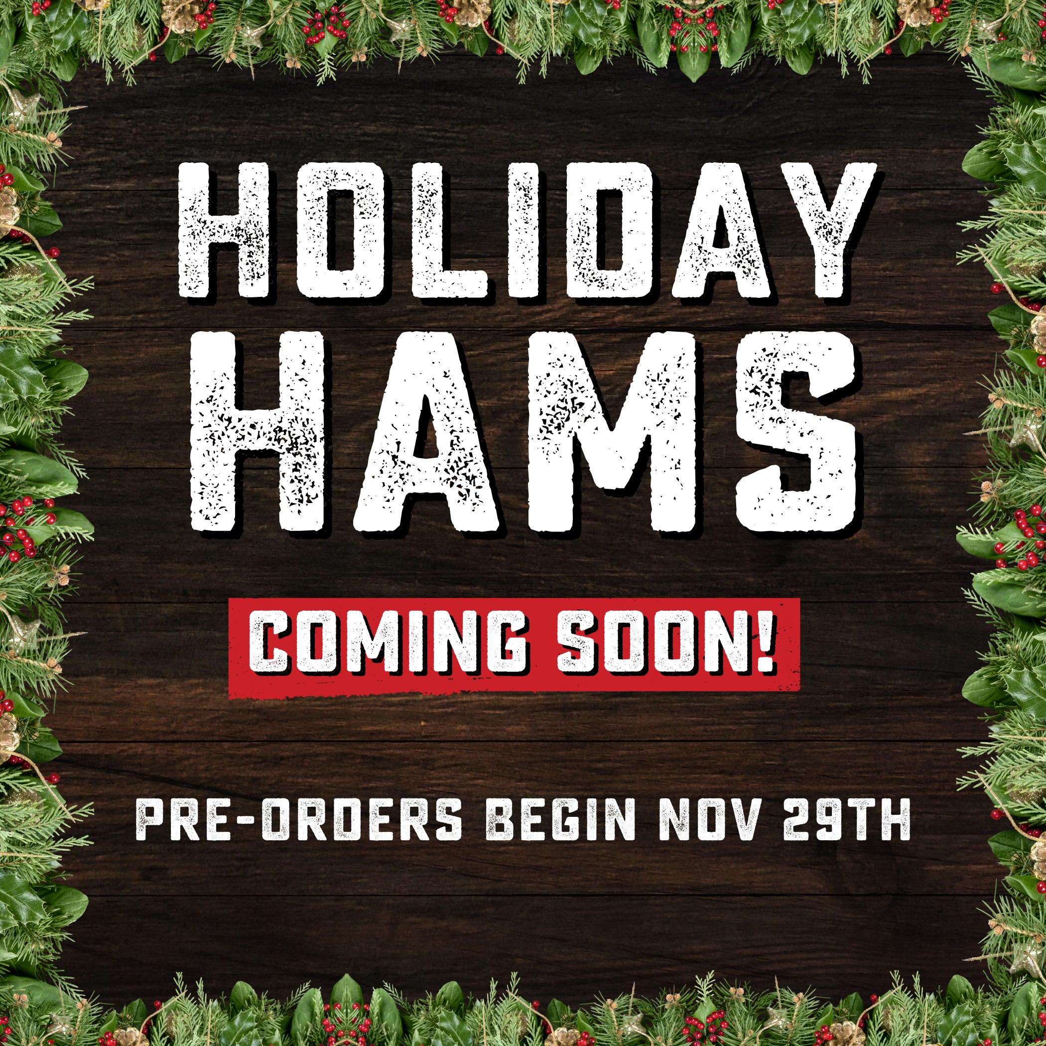 Holiday Pre-Order